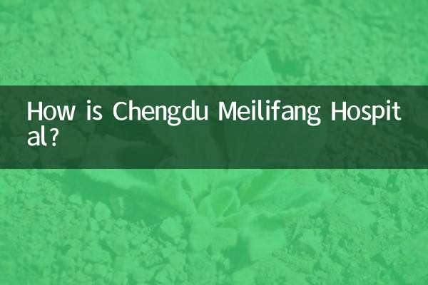 Como é o Hospital Chengdu Meilifang?