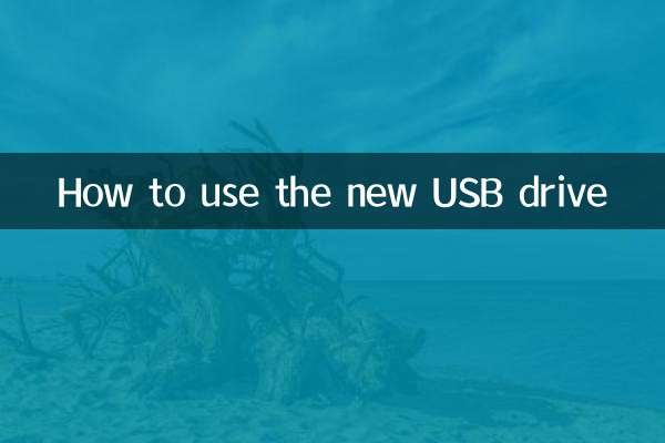 So verwenden Sie das neue USB -Laufwerk
