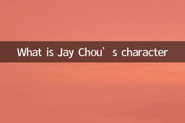 Quel est le personnage de Jay Chou