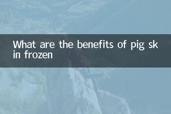 Was sind die Vorteile von Schweinhaut, die gefroren sind