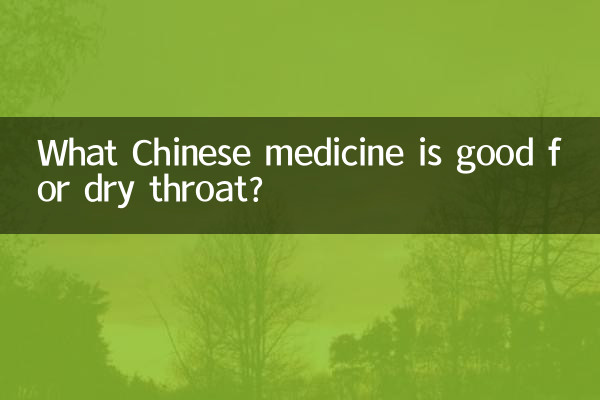 ¿Qué medicina china es buena para la garganta seca y el dolor de garganta?