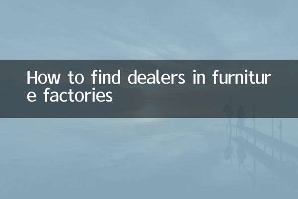 Cómo encontrar distribuidores en fábricas de muebles.