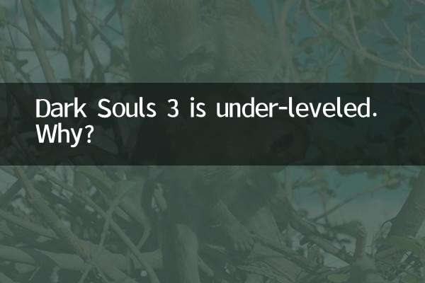Dark Souls 3 ist unterlevelt. Warum?