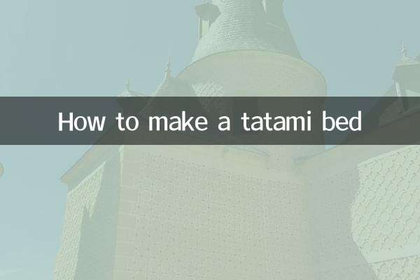 Como fazer uma cama de tatame