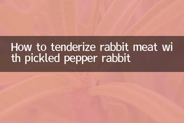 چگونه گوشت خرگوش را با خرگوش فلفل دلمه ای نرم کنیم