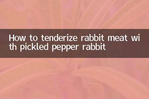 چگونه گوشت خرگوش را با خرگوش فلفل دلمه ای نرم کنیم