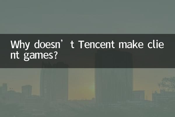 چرا Tencent بازی های مشتری نمی سازد؟