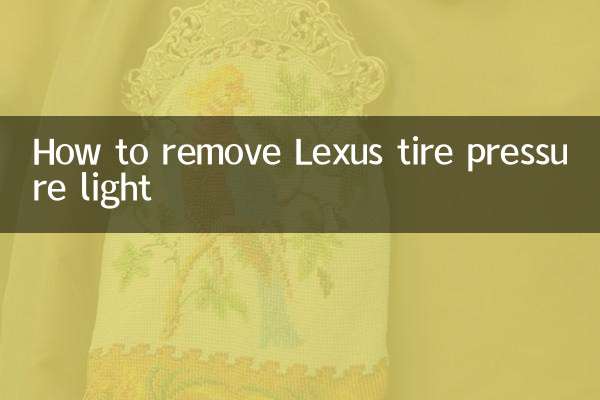 Como remover a luz de pressão dos pneus Lexus