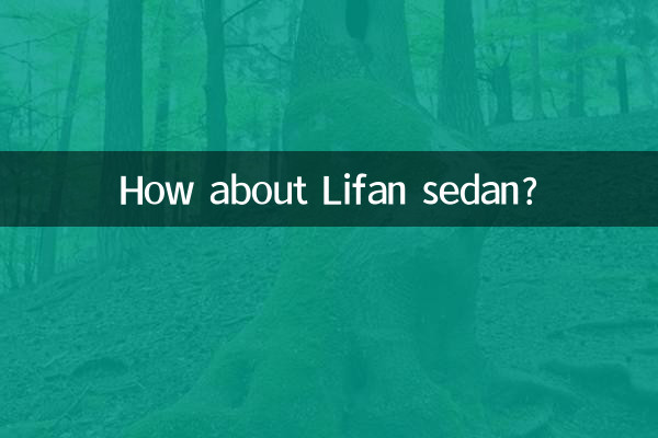 Che ne dici della berlina Lifan?