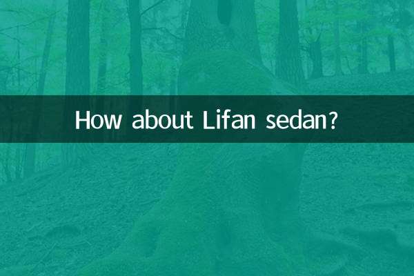 Che ne dici della berlina Lifan?