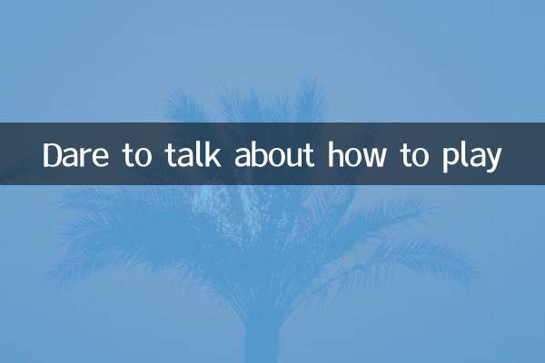 Osate parlare di come giocare