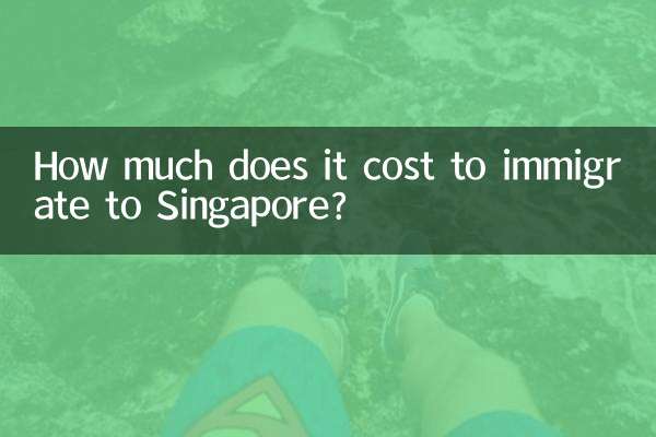 ¿Cuánto cuesta inmigrar a Singapur?