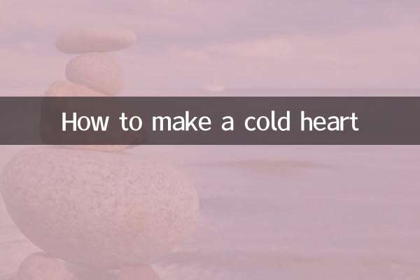 Come fare un cuore freddo