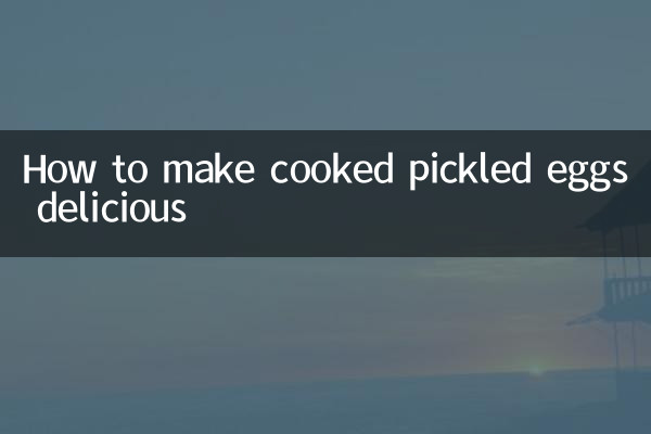 طرز تهیه تخم مرغ ترشی خوشمزه