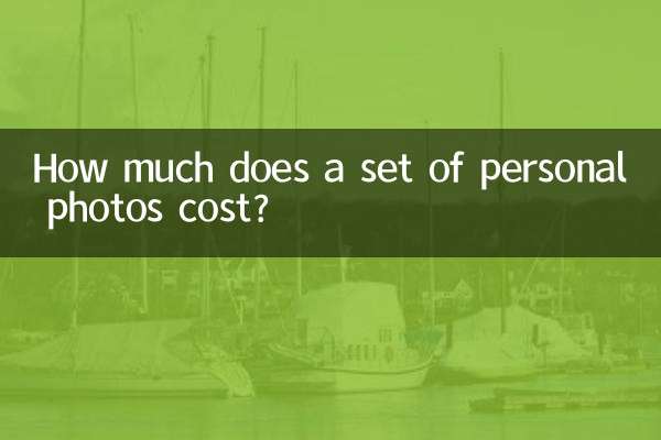 ذاتی تصاویر کے ایک سیٹ پر کتنا خرچ آتا ہے؟