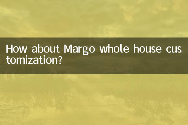 Wie wäre es mit der Anpassung des gesamten Hauses von Margo?