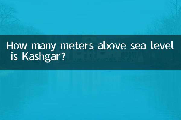 카슈가르의 높이는 해발 몇 미터입니까?