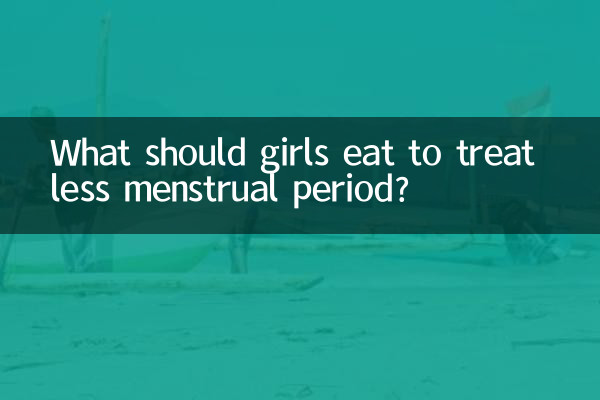 ¿Qué deben comer las niñas si tienen menos menstruación?
