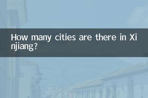 Quante città ci sono nello Xinjiang?
