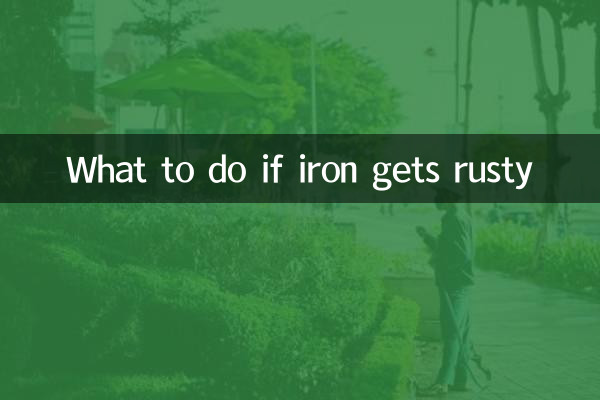 Cosa fare se il ferro si arrugginisce