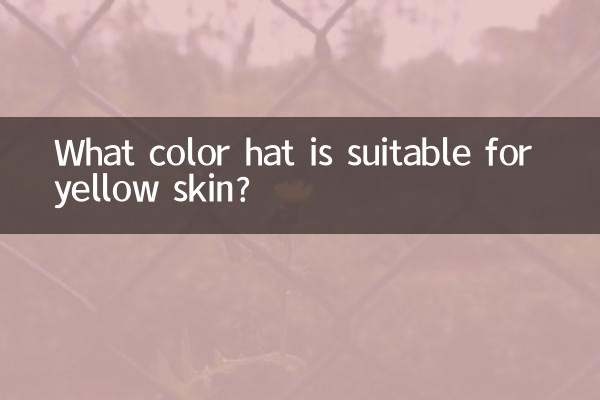 ¿Qué color de sombrero es el adecuado para la piel amarilla?