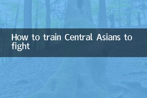 মধ্য এশীয়দের লড়াইয়ের জন্য কীভাবে প্রশিক্ষণ দেওয়া যায়