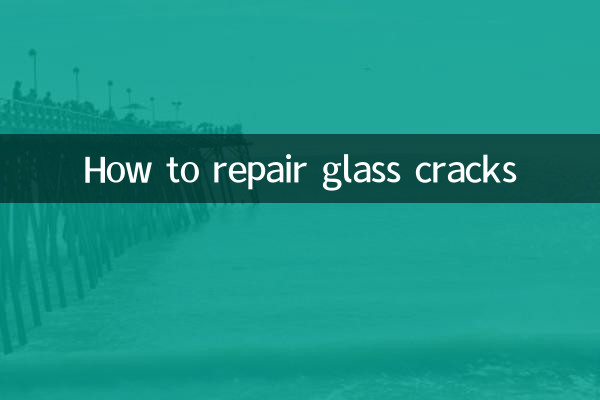 Cómo reparar grietas en vidrio