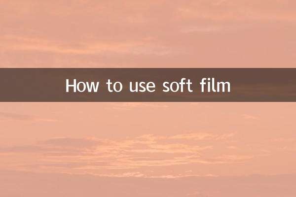 Comment utiliser un film souple