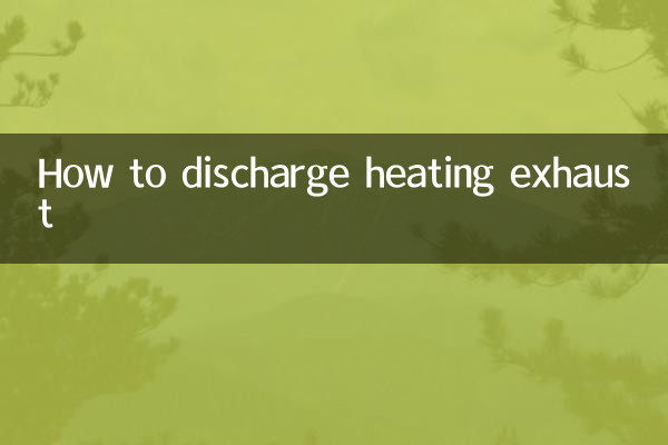 暖氣排氣怎麼排