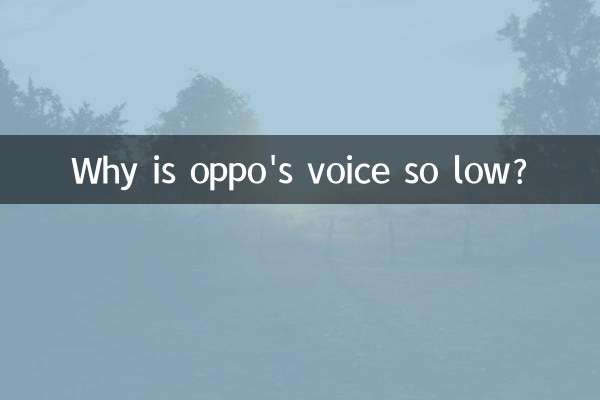 Pourquoi la voix d'Oppo est-elle si basse ?