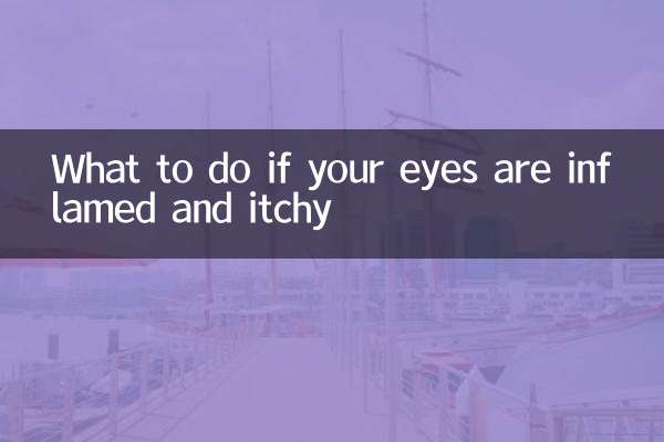 眼睛發炎癢怎麼辦