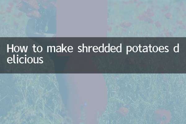 Cómo hacer deliciosas patatas ralladas