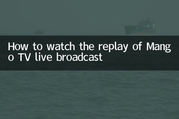 So sehen Sie sich die Wiederholung der Live-Übertragung von Mango TV an