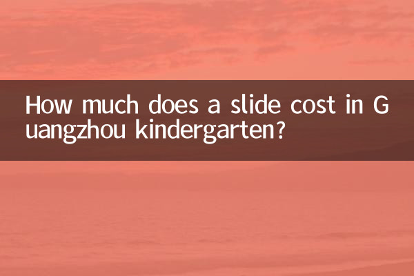 Quanto costa uno scivolo all'asilo a Guangzhou?
