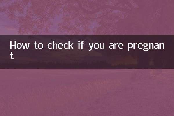 Cómo comprobar si estás embarazada