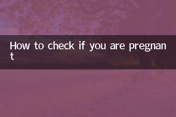 Cómo comprobar si estás embarazada