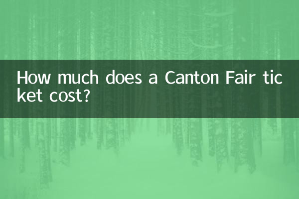 ¿Cuánto cuesta una entrada para la Feria de Cantón?