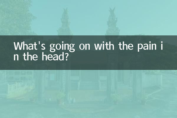 O que está acontecendo com a dor de cabeça?