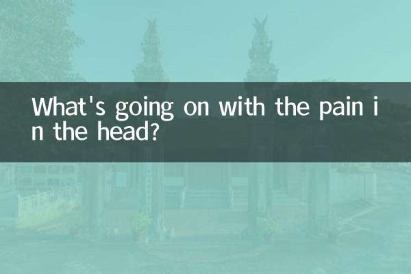 Cosa succede con il dolore alla testa?