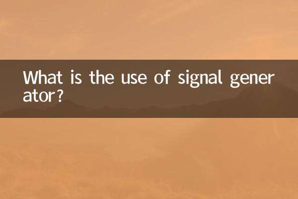 Qual é a utilidade do gerador de sinal?