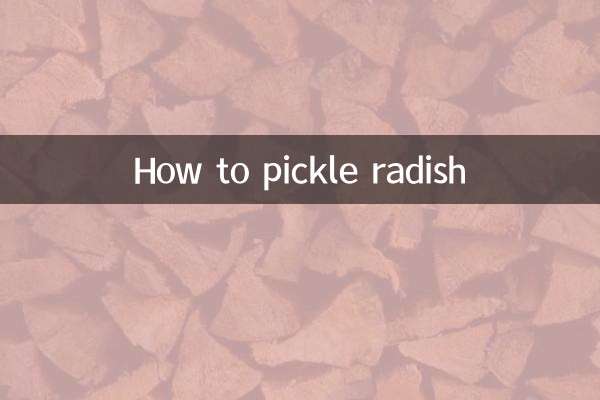 كيفية فيضان الفجل