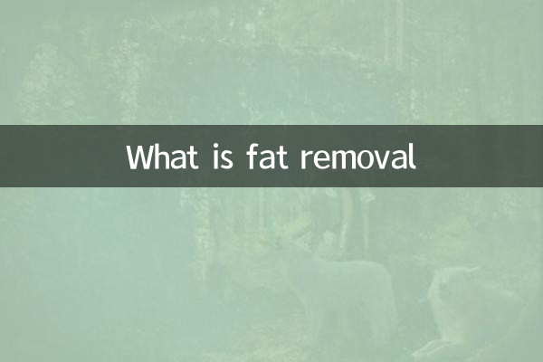What is fat removal