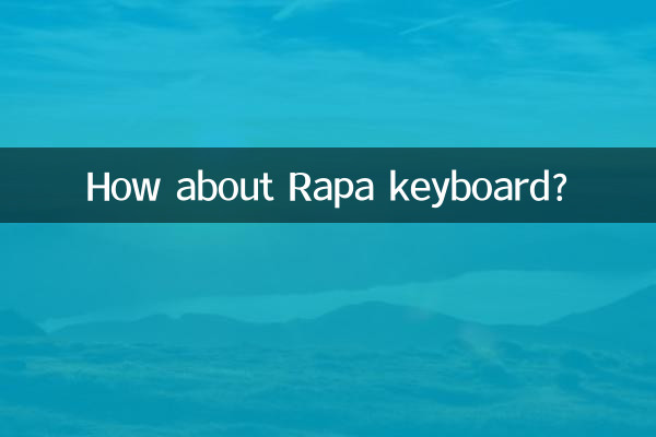How about Rapa keyboard?