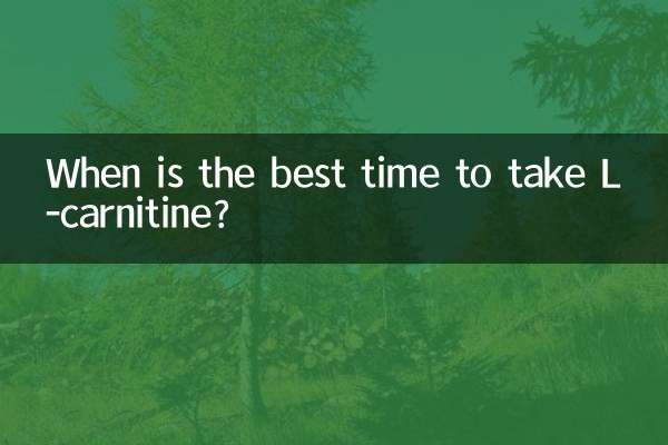 When is the best time to take L-carnitine?
