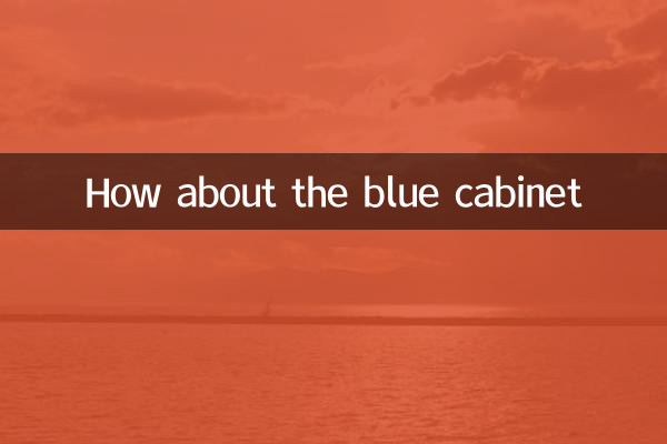 Wie wäre es mit dem blauen Kabinett