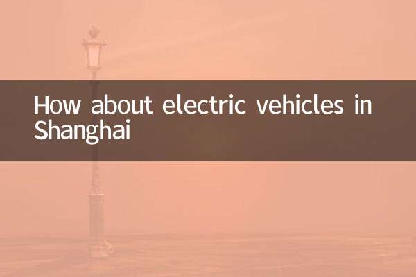 Wie wäre es mit Elektrofahrzeugen in Shanghai
