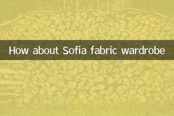 Как насчет гардероба из ткани Sofia