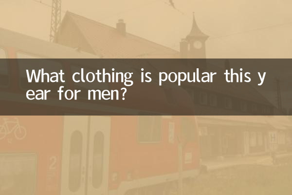 इस वर्ष पुरुषों के लिए कौन से कपड़े लोकप्रिय हैं?