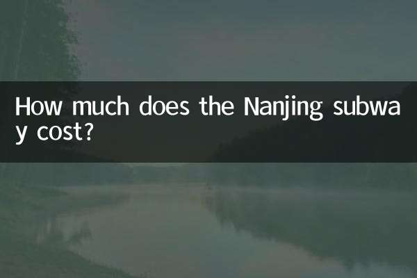 Wie viel kostet die U-Bahn in Nanjing?