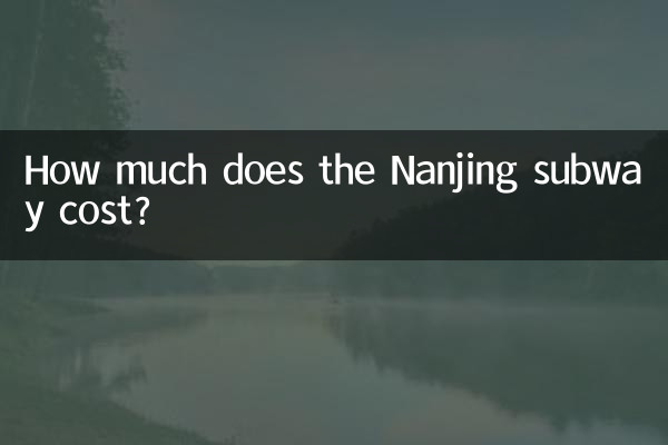 Wie viel kostet die U-Bahn in Nanjing?